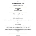 خرید و دانلود نسخه کامل کتاب Lexicon of Alchemy