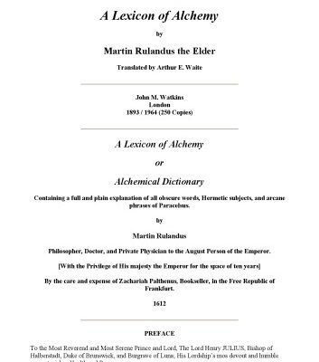 خرید و دانلود نسخه کامل کتاب Lexicon of Alchemy