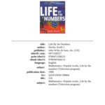 خرید و دانلود نسخه کامل کتاب Life by the Numbers