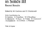 خرید و دانلود نسخه کامل کتاب Light Scattering in Solids III: Recent Results