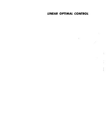 خرید و دانلود نسخه کامل کتاب Linear Optimal Control