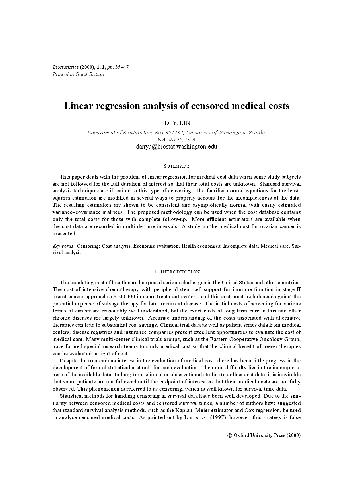 خرید و دانلود نسخه کامل کتاب Linear regression analysis of censored medical costs_68b6faf4234f5.jpeg خرید و دانلود نسخه کامل کتاب Linear regression analysis of censored medical costs