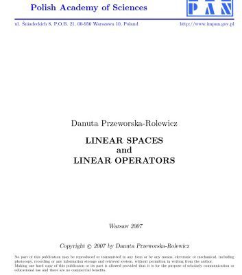 خرید و دانلود نسخه کامل کتاب Linear spaces and linear operators