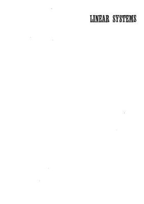 خرید و دانلود نسخه کامل کتاب Linear systems