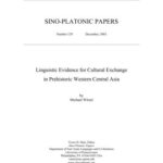 خرید و دانلود نسخه کامل کتاب Linguistic Evidence for Cultural Exchange in Prehistoric Western Central Asia