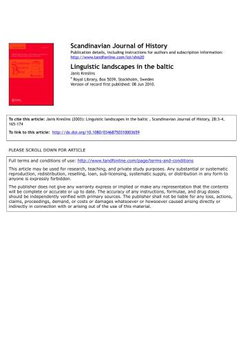 خرید و دانلود نسخه کامل کتاب Linguistic landscapes in the baltic_68c03d7841720.jpeg خرید و دانلود نسخه کامل کتاب Linguistic landscapes in the baltic