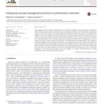 خرید و دانلود نسخه کامل کتاب Linking key account management practices to performance outcomes