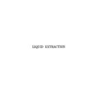 خرید و دانلود نسخه کامل کتاب Liquid extraction