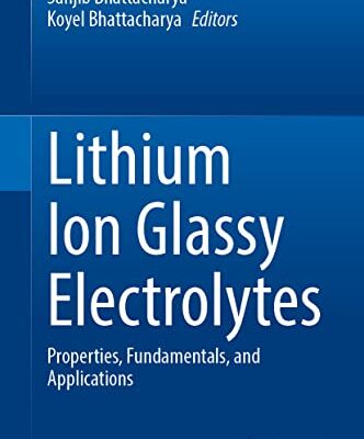 خرید و دانلود نسخه کامل کتاب Lithium Ion Glassy Electrolytes: Properties, Fundamentals, and Applications