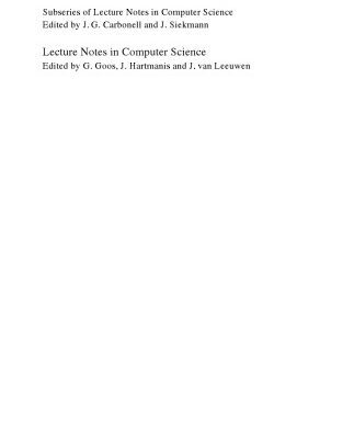 خرید و دانلود نسخه کامل کتاب Logic for Programming and Automated Reasoning: 7th International Conference, LPAR 2000 Reunion Island, France, November 6-10, 2000 Proceedings