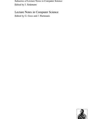 خرید و دانلود نسخه کامل کتاب Logic Programming and Automated Reasoning: International Conference LPAR ’92 St. Petersburg, Russia, July 15–20, 1992 Proceedings