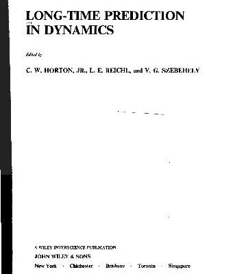 خرید و دانلود نسخه کامل کتاب Long-time prediction in dynamics