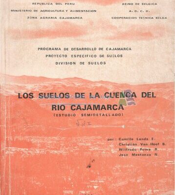 خرید و دانلود نسخه کامل کتاب Los suelos de la cuenca del río Cajamarca. Estudio semidetallado