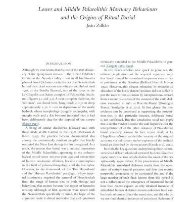 خرید و دانلود نسخه کامل کتاب Lower and Middle Palaeolithic Mortuary Behaviours and the Origins of Ritual Burial