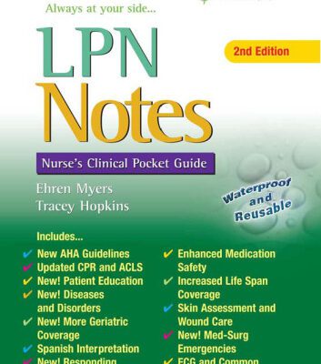 خرید و دانلود نسخه کامل کتاب LPN Notes: Nurse’s Clinical Pocket Guide