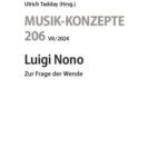 خرید و دانلود نسخه کامل کتاب Luigi Nono : Zur Frage der Wende