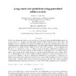خرید و دانلود نسخه کامل کتاب Lung cancer rate predictions using generalized additive models