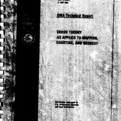 خرید و دانلود نسخه کامل کتاب M. Error Theory as Applied to Mapping, Charting and Geodesy