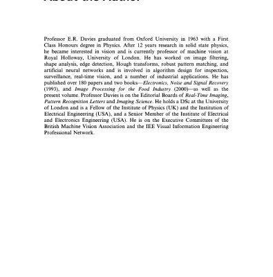 خرید و دانلود نسخه کامل کتاب Machine Vision, Third Edition: Theory, Algorithms, Practicalities (Signal Processing and its Applications)