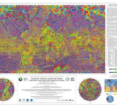 خرید و دانلود نسخه کامل کتاب Magnetic anomaly map of the World