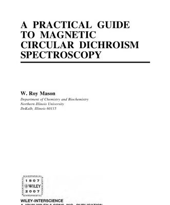خرید و دانلود نسخه کامل کتاب Magnetic Circular Dichroism Spectroscopy