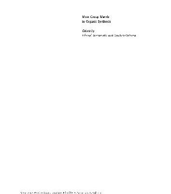 خرید و دانلود نسخه کامل کتاب Main Group Metals in Organic Synthesis