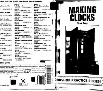 خرید و دانلود نسخه کامل کتاب Making Clocks (Workshop Practice)
