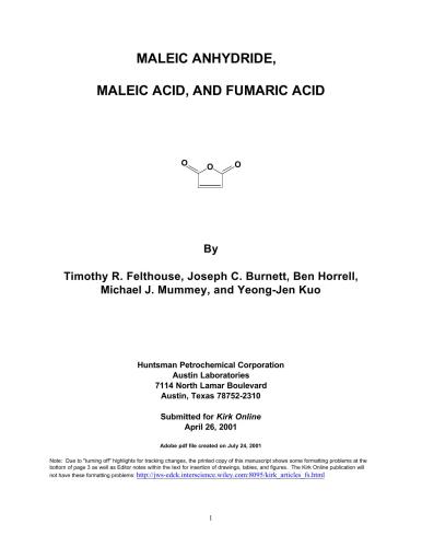 خرید و دانلود نسخه کامل کتاب Maleic anhydride, maleic acid, and fumaric acid_68d358f70f444.jpeg خرید و دانلود نسخه کامل کتاب Maleic anhydride, maleic acid, and fumaric acid