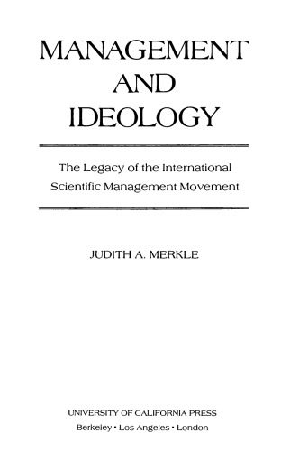 خرید و دانلود نسخه کامل کتاب Management and Ideology: The Legacy of the International Scientific Management Movement_68d81d978061b.jpeg خرید و دانلود نسخه کامل کتاب Management and Ideology: The Legacy of the International Scientific Management Movement
