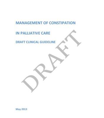 خرید و دانلود نسخه کامل کتاب Management of constipation in palliative care