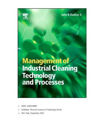 خرید و دانلود نسخه کامل کتاب Management of Industrial Cleaning Technology and Processes