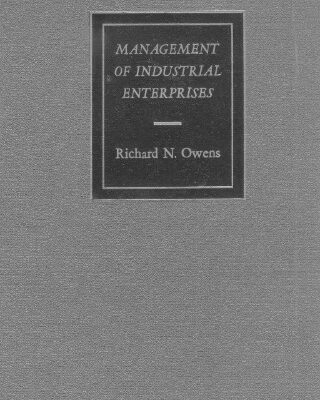 خرید و دانلود نسخه کامل کتاب Management of industrial enterprises