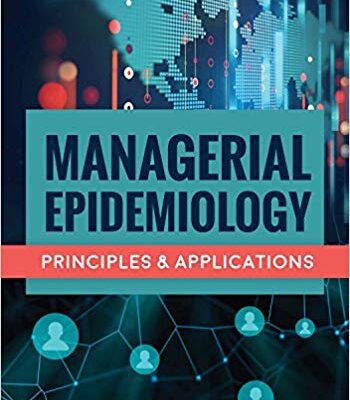 خرید و دانلود نسخه کامل کتاب Managerial Epidemiology:  Principles and Applications