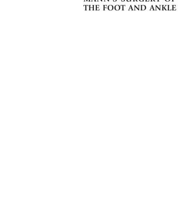 خرید و دانلود نسخه کامل کتاب Mann’s surgery of the foot and ankle