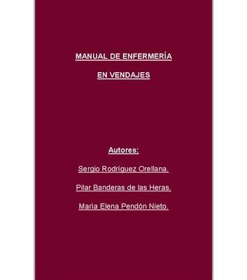خرید و دانلود نسخه کامل کتاب Manual de enfermería en vendajes
