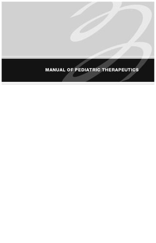 خرید و دانلود نسخه کامل کتاب Manual of Pediatric Therapeutics_68bbdbea1e8c2.jpeg خرید و دانلود نسخه کامل کتاب Manual of Pediatric Therapeutics