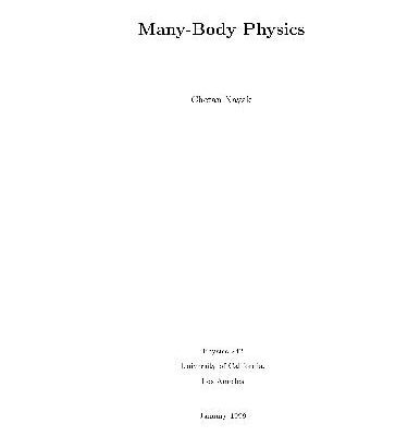 خرید و دانلود نسخه کامل کتاب Many-Body Physics