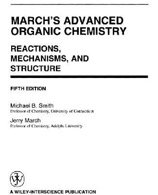 خرید و دانلود نسخه کامل کتاب March’s advanced organic chemistry