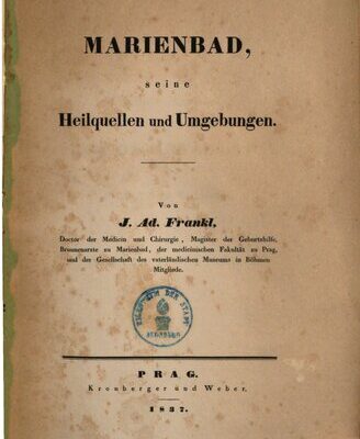 خرید و دانلود نسخه کامل کتاب Marienbad, seine Heilquellen und Umgebungen