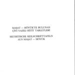 خرید و دانلود نسخه کامل کتاب Maşat-Höyük’te bulunan çivi yazılı Hitit tabletleri = Hethitische Keilschrifttafeln aus Maşat-Höyük
