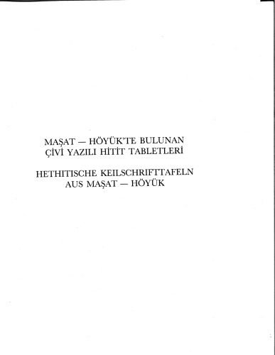 خرید و دانلود نسخه کامل کتاب Maşat-Höyük’te bulunan çivi yazılı Hitit tabletleri = Hethitische Keilschrifttafeln aus Maşat-Höyük_68c4de2586971.jpeg خرید و دانلود نسخه کامل کتاب Maşat-Höyük’te bulunan çivi yazılı Hitit tabletleri = Hethitische Keilschrifttafeln aus Maşat-Höyük