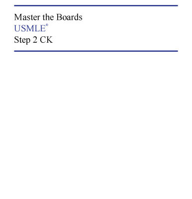 خرید و دانلود نسخه کامل کتاب Master the Boards USMLE Step 2 CK