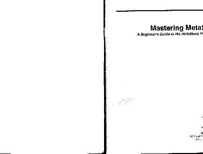 خرید و دانلود نسخه کامل کتاب Mastering Metastock. A Beginners Guide To Ms Power Tools
