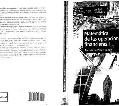 خرید و دانلود نسخه کامل کتاب Matemática de las operaciones financieras