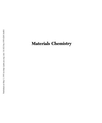 خرید و دانلود نسخه کامل کتاب Materials Chemistry