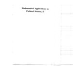 خرید و دانلود نسخه کامل کتاب Mathematical Applications in Political Science II.