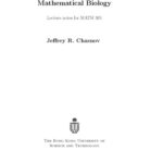 خرید و دانلود نسخه کامل کتاب Mathematical Biology Lecture notes for MATH 365