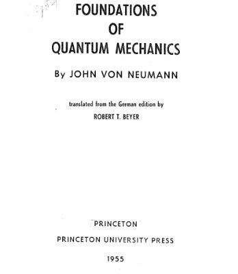 خرید و دانلود نسخه کامل کتاب Mathematical Foundations of Quantum Mechanics