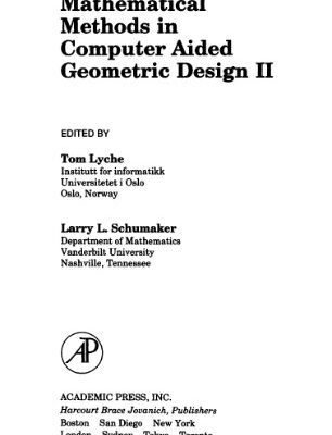 خرید و دانلود نسخه کامل کتاب Mathematical methods in computer aided geometric design 2