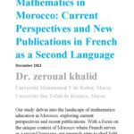 خرید و دانلود نسخه کامل کتاب Mathematics in Morocco Current Perspectives and New Publications in French as a Second Language